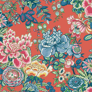 Thibaut Wallpaper Peony Garden Coral T42018