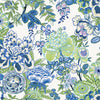 Thibaut Wallpaper Peony Garden Blue and Green T42021