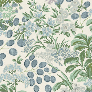 Thibaut Wallpaper Meadow Lavender and Blue T42038