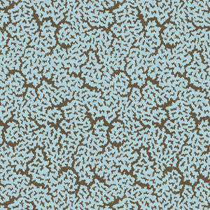 Thibaut Wallpaper Maldives Spa Blue and Brown T42045