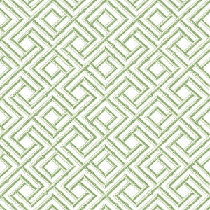 Thibaut Wallpaper French Lattice Green T42049