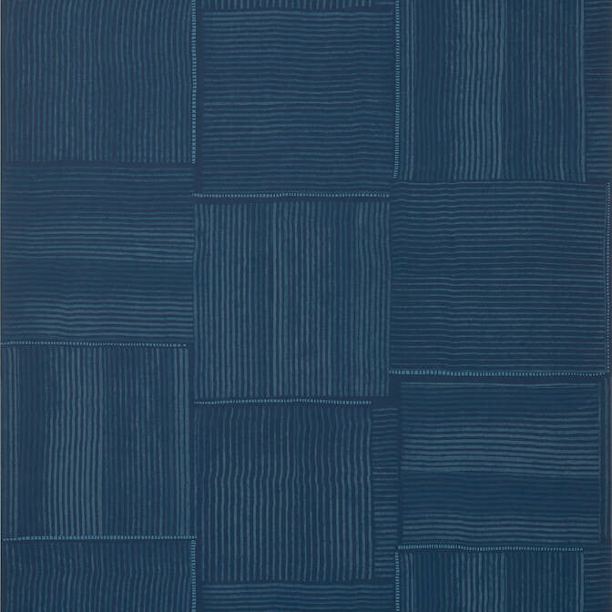 Hayworth Navy T420 by Thibaut Wallpaper Thibaut Wallpaper Hayworth Navy T420Wallpaper Modern Resource Non Woven Wallpaper U.S.A. </p><p>Repeat: V: 25.25 27 - Fabric Carolina -