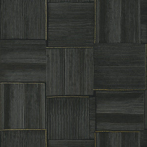 Thibaut Wallpaper Hayworth Black T421