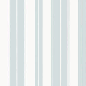 Thibaut Wallpaper Norfolk Stripe Spa Blue T44043