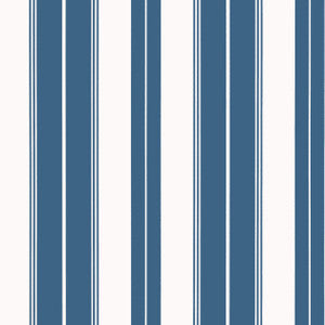 Thibaut Wallpaper Norfolk Stripe Navy T44047