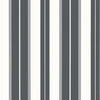 Thibaut Wallpaper Norfolk Stripe Charcoal Black T44050