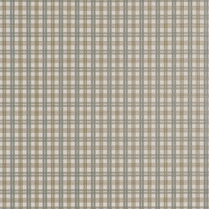 Thibaut Wallpaper Huntley Plaid Grey and Beige T44054