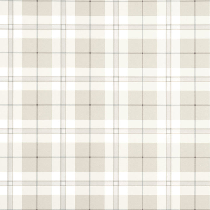 Douglas Plaid Light Beige T44072 by Thibaut Wallpaper Thibaut Wallpaper Douglas Plaid Light Beige T44072Wallpaper STRIPES & CHECKS RESOURCE Non Woven Wallpaper U.S.A </p><p>Repeat: H: , V: 6.75   (17.14  cm) 27  in  (68.58  cm) - Fabric Carolina -