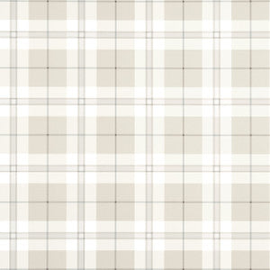 Thibaut Wallpaper Douglas Plaid Light Beige T44072