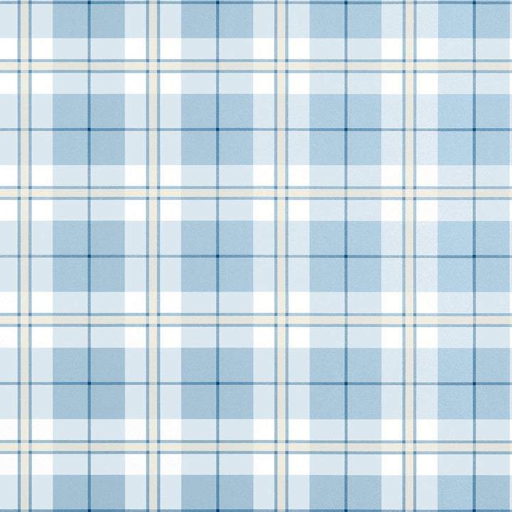 Douglas Plaid Light Blue T44075 by Thibaut Wallpaper Thibaut Wallpaper Douglas Plaid Light Blue T44075Wallpaper STRIPES & CHECKS RESOURCE Non Woven Wallpaper U.S.A </p><p>Repeat: H: , V: 6.75   (17.14  cm) 27  in  (68.58  cm) - Fabric Carolina -