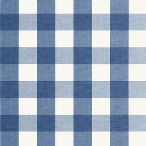Thibaut Wallpaper Buffalo Check Navy T44077