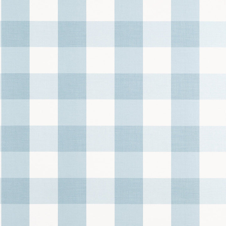 Buffalo Check Spa Blue T44080 by Thibaut Wallpaper Thibaut Wallpaper Buffalo Check Spa Blue T44080Wallpaper STRIPES & CHECKS RESOURCE Non-Woven Vinyl Wallpaper U.S.A </p><p>Repeat: H: , V: 6.25   (15.88  cm) 27  in  (68.58  cm) - Fabric Carolina -