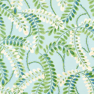 Thibaut Wallpaper Augusta Turquoise T45040
