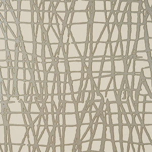 Thibaut Wallpaper Mori Metallic Pewter T451