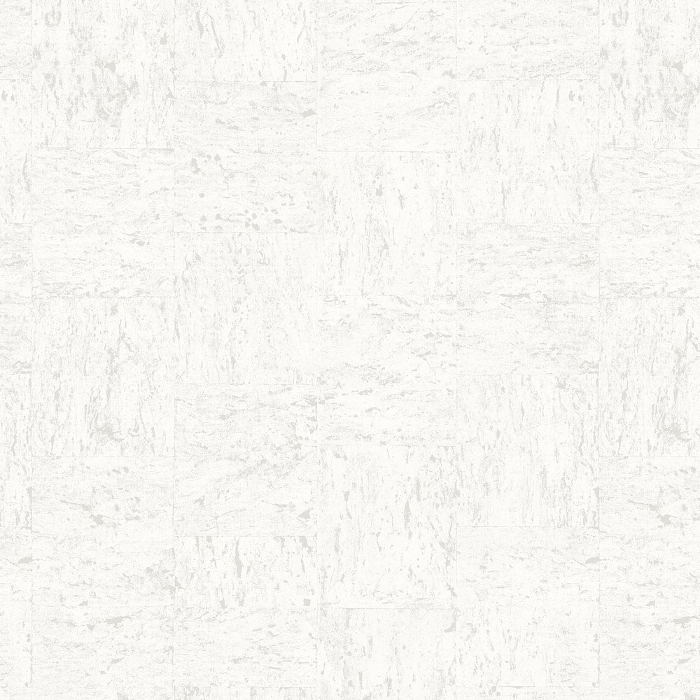 Thibaut Wallpaper T4524 INDIRA CORK - White