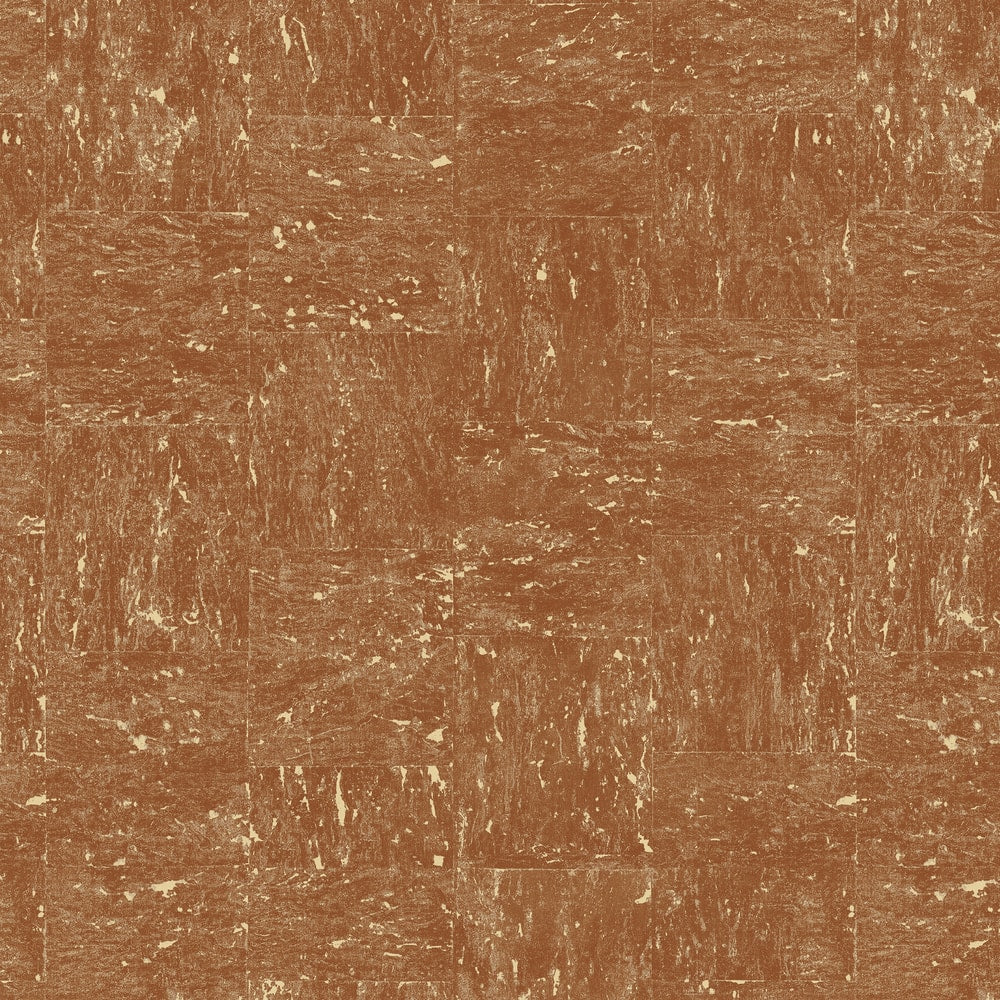 Thibaut Wallpaper T4528 INDIRA CORK - Umber