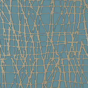 Thibaut Wallpaper Mori Metallic Pewter on Mineral T455