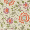 Thibaut Wallpaper SEVITA - Fuchsia and Coral
