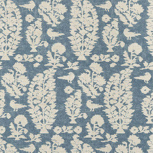 Thibaut Wallpaper Allaire Slate Blue T72594