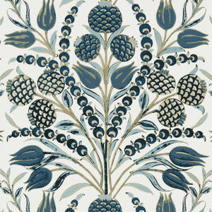 Thibaut Wallpaper Corneila Aqua T72602