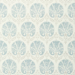 Thibaut Wallpaper Turkish Damask Aqua T72612