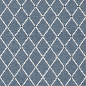 Thibaut Wallpaper Pompton Trellis Navy T72634