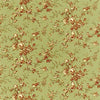 Thibaut Wallpaper ISABELLE - Red on Green