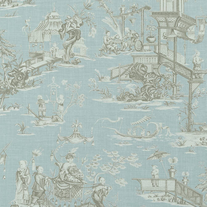 Cheng Toile Robin's Egg T75468 by Thibaut Wallpaper Thibaut Wallpaper Cheng Toile Robin's Egg T75468Wallpaper Dynasty Wallpaper U.S.A. </p><p>Repeat: V: 36 27 - Fabric Carolina -