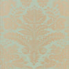 Thibaut Wallpaper TADDINGTON - Aqua on Metallic