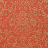 Thibaut Wallpaper MEDICI - Metallic Gold on Coral