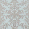 Thibaut Wallpaper VERRE EGLOMISE - Metallic on Aqua