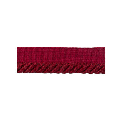 Coeur Cable-S Ruby by Brunschwig & Fils Trim Brunschwig & Fils Trim Coeur Cable-S RubyTrim LE COEUR PASSEMENTERIE COTTON - 60%;VISCOSE - 40% France </p><p>Repeat: H: , V: 0.38 - Fabric Carolina -