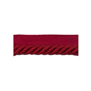 Brunschwig & Fils Trim Coeur Cable-L Ruby