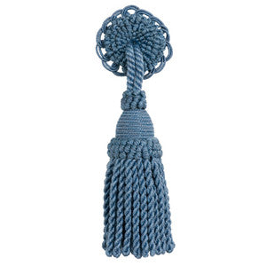 Brunschwig & Fils Trim Coeur Tassel-Ro Canton Blue
