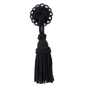 Brunschwig & Fils Trim Coeur Tassel-Ro Black