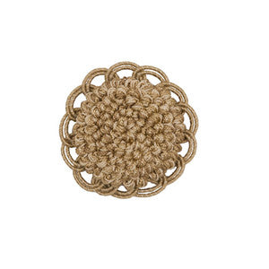 Brunschwig & Fils Trim Coeur Rosette Straw