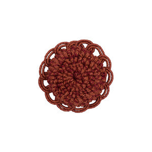 Brunschwig & Fils Trim Coeur Rosette Brick
