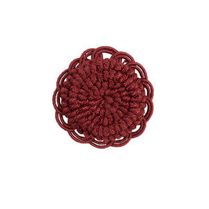 Brunschwig & Fils Trim Coeur Rosette Ruby
