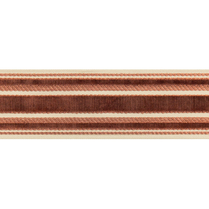 Canton Tape Spice by Brunschwig & Fils Trim Brunschwig & Fils Trim Canton Tape SpiceTrim TREILLIS PASSEMENTERIE COTTON - 56%;VISCOSE - 44% India </p><p>Repeat: H: 2.4, V: 0 2.4 - Fabric Carolina -