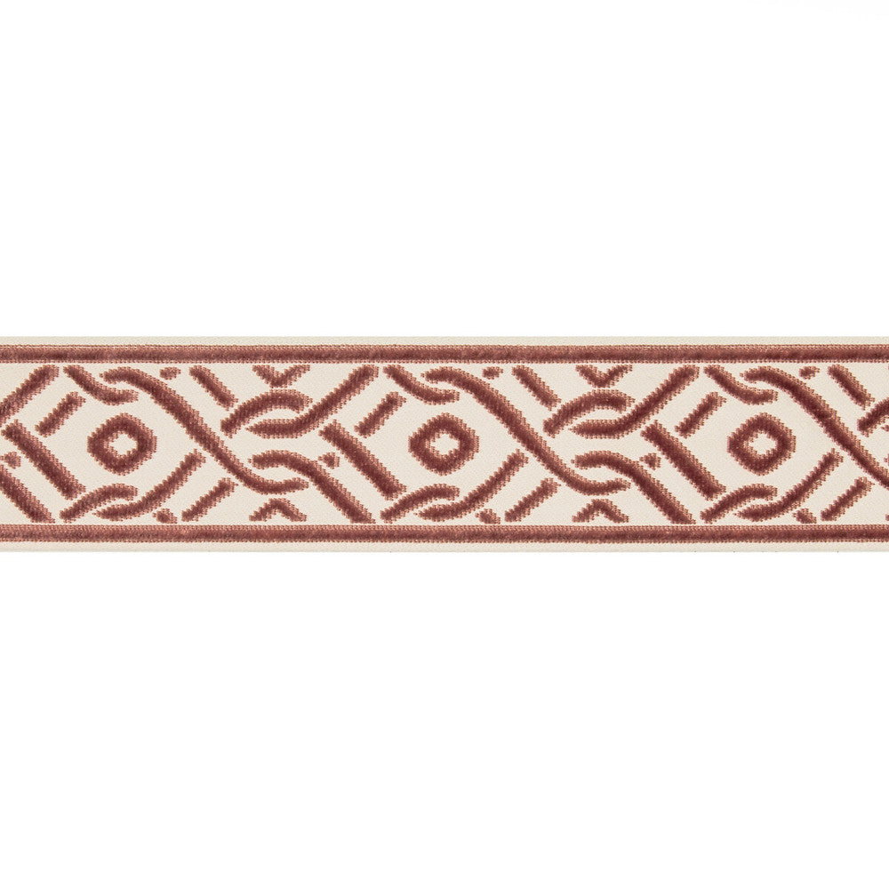 Pailou Tape Spice by Brunschwig & Fils Trim Brunschwig & Fils Trim Pailou Tape SpiceTrim TREILLIS PASSEMENTERIE VISCOSE - 57%;COTTON - 43% India </p><p>Repeat: H: 3.25, V: 4.75 3.25 - Fabric Carolina -