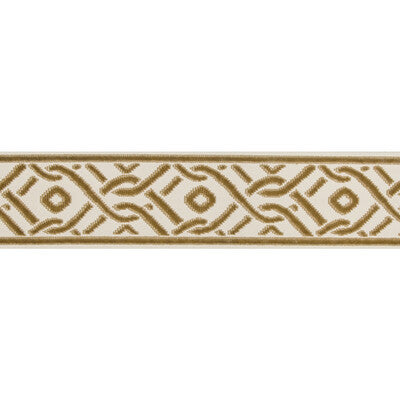 T8019102.4.0 by Brunschwig & Fils Trim Brunschwig & Fils Trim T8019102.4.0Trim TREILLIS PASSEMENTERIE VISCOSE - 57%;COTTON - 43% India </p><p>Repeat: H: 3.25, V: 4.75 3.25 - Fabric Carolina -