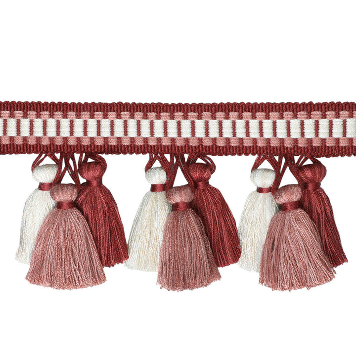 Andre Tassel Fringe Red by Brunschwig & Fils Trim Brunschwig & Fils Trim Andre Tassel Fringe RedTrim PASSEMENTERIE VOLUME I VISCOSE - 98%;POLYESTER - 2% China </p><p>Repeat: H: 1.77, V: 0 2.83 - Fabric Carolina -