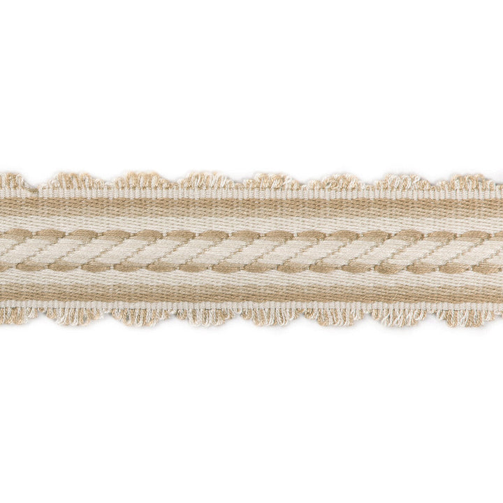 Jacqueline Braid Beige by Brunschwig & Fils Trim Brunschwig & Fils Trim Jacqueline Braid BeigeTrim PASSEMENTERIE VOLUME I VISCOSE - 100% China </p><p>Repeat: H: 0.39, V: 0 1.57 - Fabric Carolina -