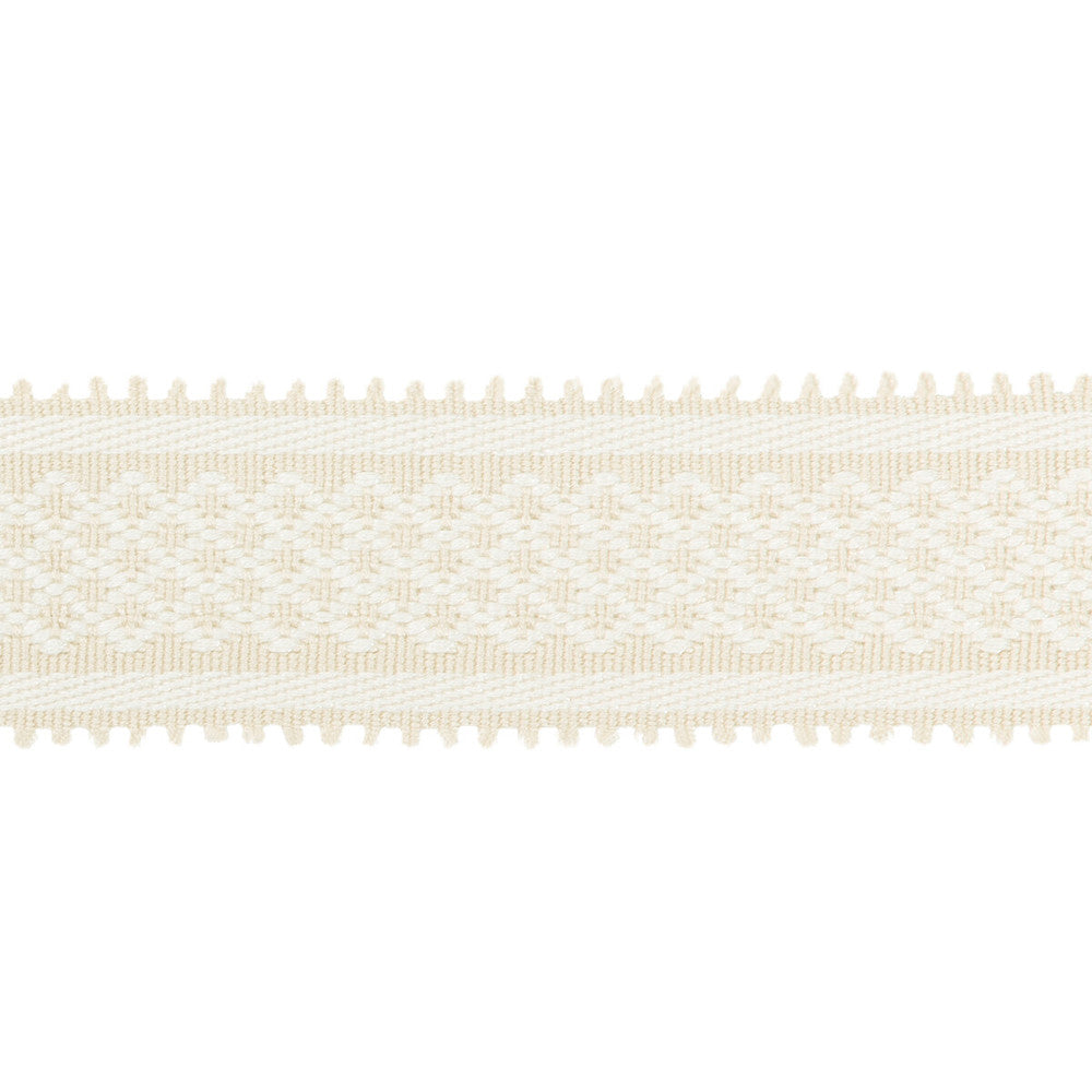 Bastille Braid Snow by Brunschwig & Fils Trim Brunschwig & Fils Trim Bastille Braid SnowTrim PASSEMENTERIE VOLUME I ACETATE - 100% China </p><p>Repeat: H: 0.66, V: 0 1.77 - Fabric Carolina -
