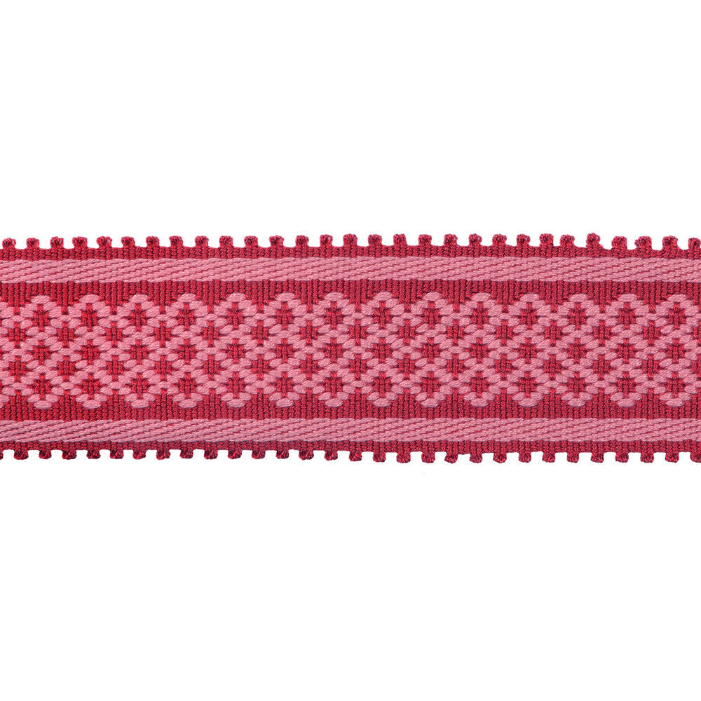 Bastille Braid Berry by Brunschwig & Fils Trim Brunschwig & Fils Trim Bastille Braid BerryTrim PASSEMENTERIE VOLUME I ACETATE - 100% China </p><p>Repeat: H: 0.66, V: 0 1.77 - Fabric Carolina -