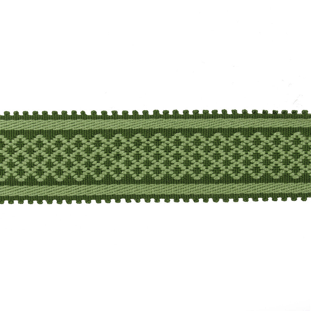 Bastille Braid Emerald by Brunschwig & Fils Trim Brunschwig & Fils Trim Bastille Braid EmeraldTrim PASSEMENTERIE VOLUME I ACETATE - 100% China </p><p>Repeat: H: 0.66, V: 0 1.77 - Fabric Carolina -