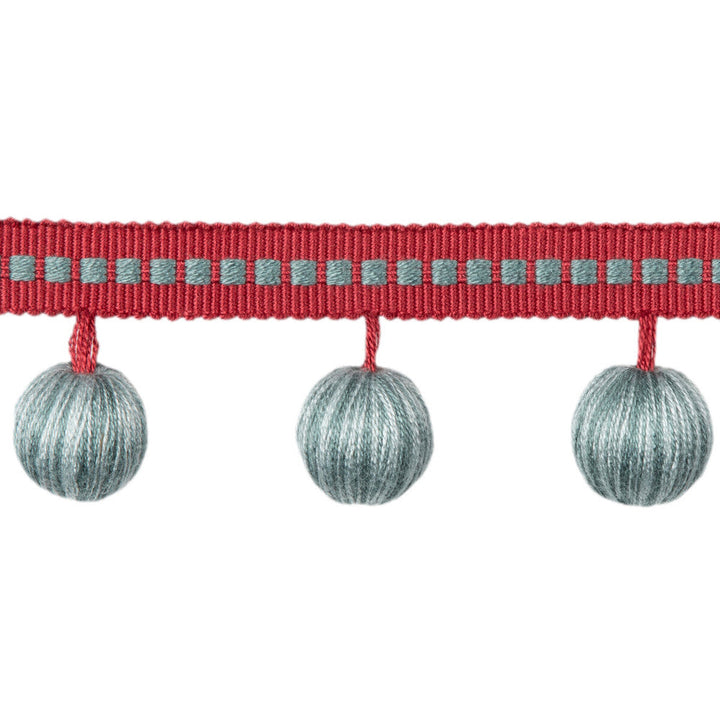 Claude Ball Fringe Aqua by Brunschwig & Fils Trim Brunschwig & Fils Trim Claude Ball Fringe AquaTrim PASSEMENTERIE VOLUME I VISCOSE - 100% China </p><p>Repeat: H: 1.77, V: 0 1.77 - Fabric Carolina -