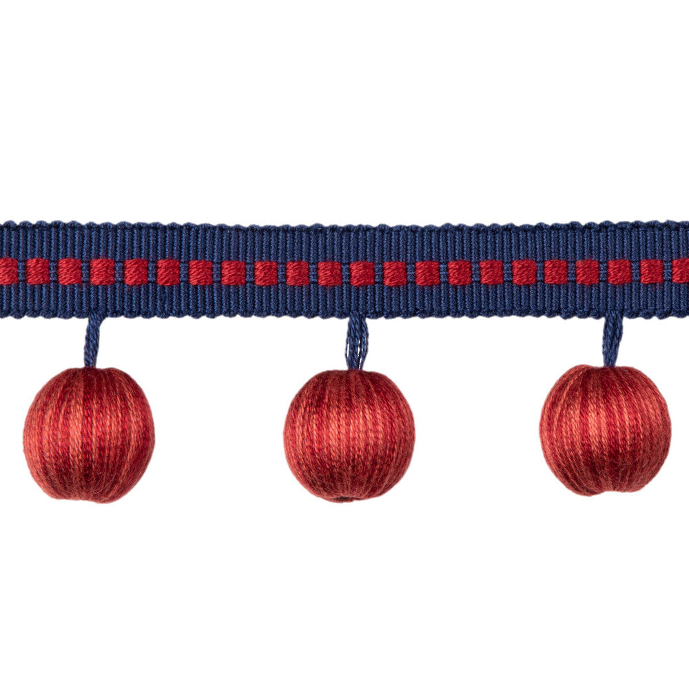 Claude Ball Fringe Cadet by Brunschwig & Fils Trim Brunschwig & Fils Trim Claude Ball Fringe CadetTrim PASSEMENTERIE VOLUME I VISCOSE - 100% China </p><p>Repeat: H: 1.77, V: 0 1.77 - Fabric Carolina -