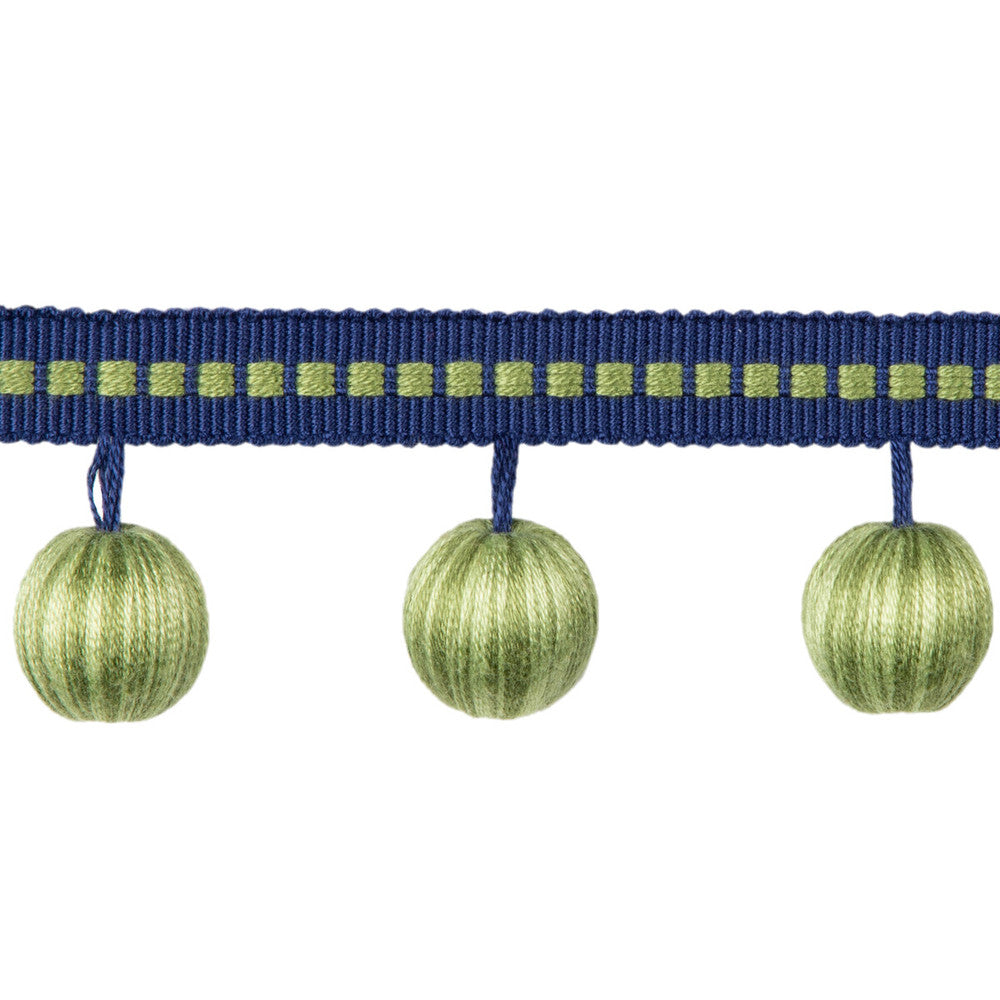 Claude Ball Fringe Navy by Brunschwig & Fils Trim Brunschwig & Fils Trim Claude Ball Fringe NavyTrim PASSEMENTERIE VOLUME I VISCOSE - 100% China </p><p>Repeat: H: 1.77, V: 0 1.77 - Fabric Carolina -