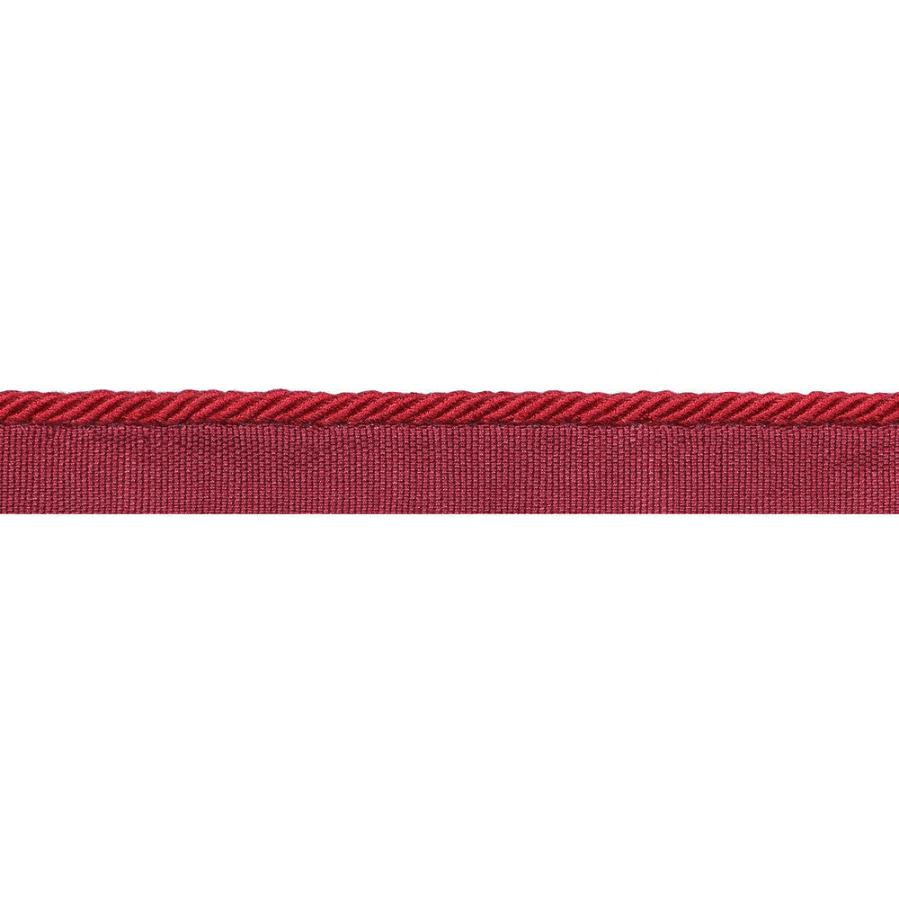 Picardy Cord Red by Brunschwig & Fils Trim Brunschwig & Fils Trim Picardy Cord RedTrim PASSEMENTERIE VOLUME I COTTON - 60%;VISCOSE - 40% France </p><p>Repeat: H: 0, V: 0 0.18 - Fabric Carolina -